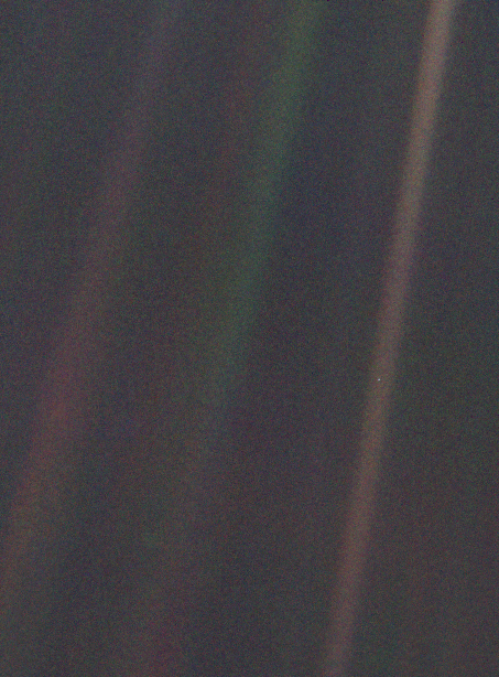 "Pale Blue Dot" by Voyager 1