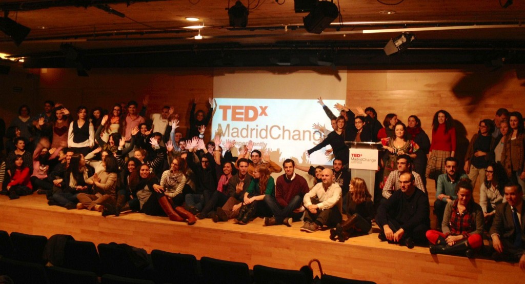 Foto de familia del TEDxMadridChange 2013